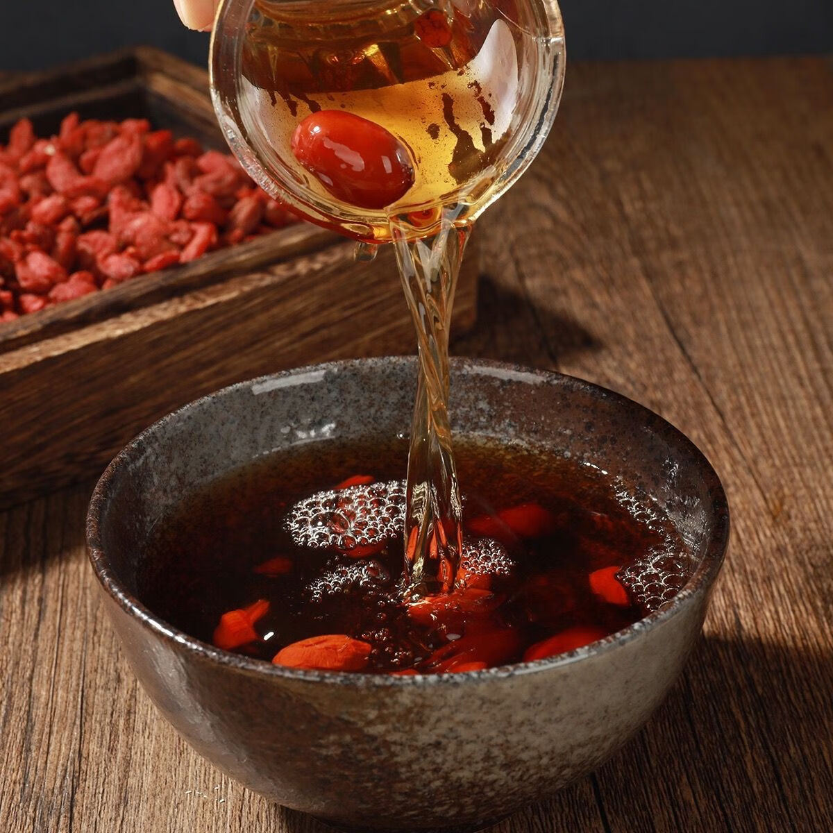 北京同仁堂原料官方精品原产地大枣枸杞红枣养生非保健枣杞浸泡酒