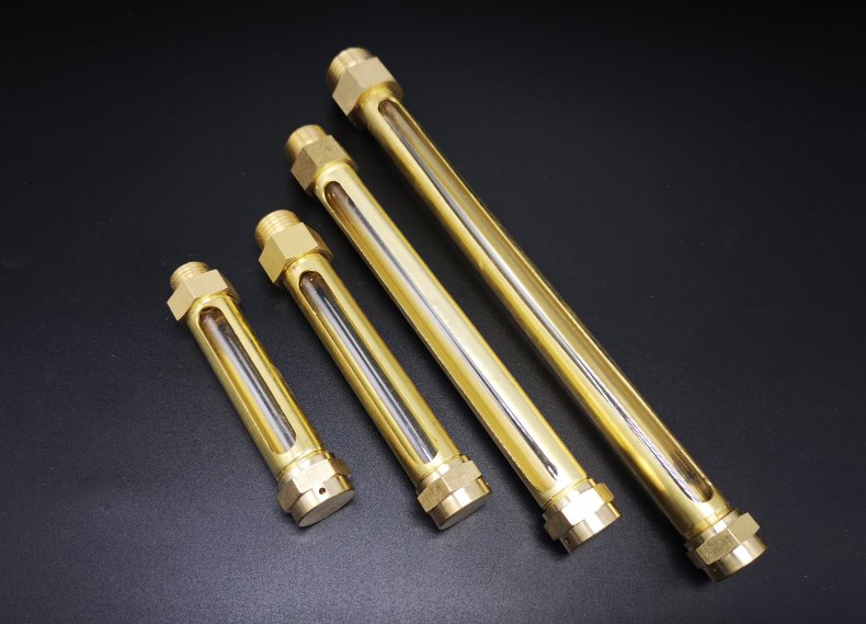 圣马l型油位指示器din3018直管式油标铜管状油标液位计gb1162l型200mm