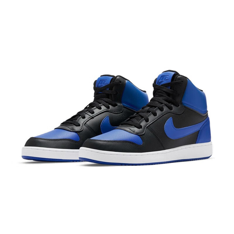 耐克nikeebernonmid中帮红白复古休闲鞋板鞋男鞋运动鞋aq177310143