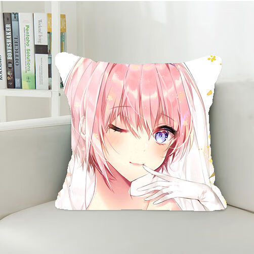 舒绋五等分的花嫁抱枕二次元动漫周边靠枕个性生日礼物枕头套可拆洗