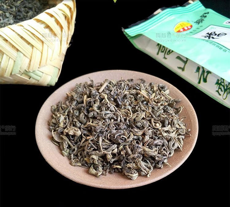 正宗云南德宏糯米香茶100克1袋天然糯米香叶梁河回龙寨绿茶农家100g