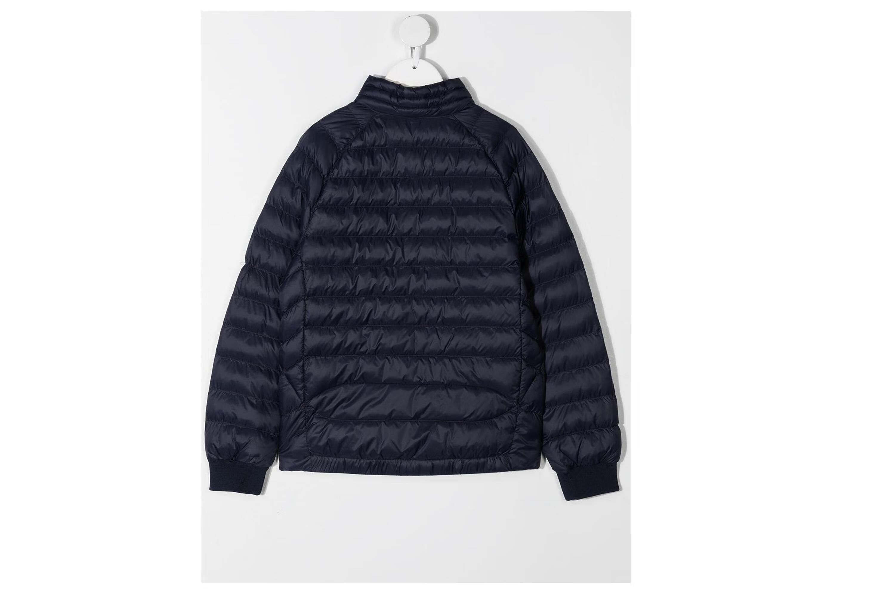 拉夫劳伦(ralph lauren)20秋冬童装logo贴花填充夹克 蓝色 us3t【图片