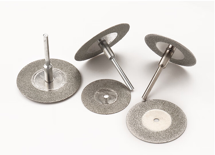 电镀金刚砂切割片石材玉石瓷砖美缝清缝砂轮片电钻磨机迷你小切片 3mm