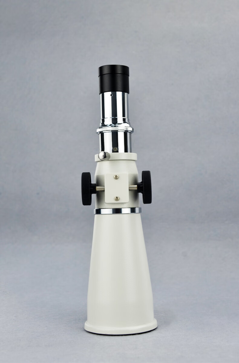 高品gp 2009-100k带刻度放大镜百倍镜带尺显微镜带灯高脚镜100x带测量