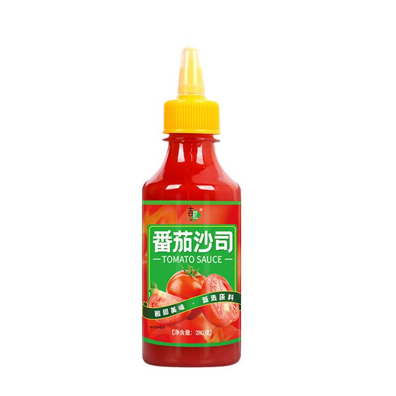 番茄酱沙拉酱黑胡椒酱甜辣酱组合手抓饼酱料沙司