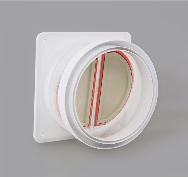 烟道止逆阀厨房抽油烟机止回阀家用止烟阀卫生间排烟管防烟宝 高密封