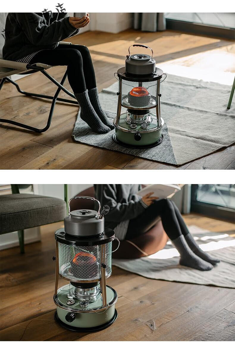 日式煤油取暖器 日本藤次郎日式户外煤油取暖炉室内取暖神器烤火炉