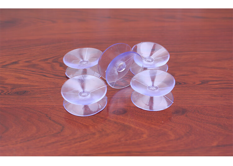 七宝阁钢化桌面台面透明玻璃垫防滑胶粒双面吸盘硅软胶茶几垫片 玻璃