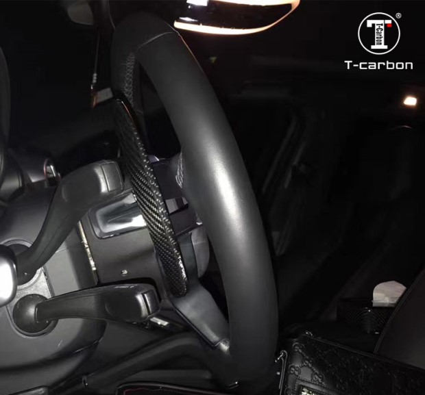 适用于卡宴macan911718帕拉梅拉boxster改装碳纤维换档加长拨片黑色