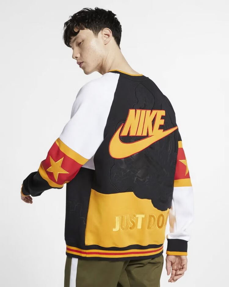 耐克(nike) nike nike耐克官方店秋城市限定卫衣上海拼接刺绣情侣