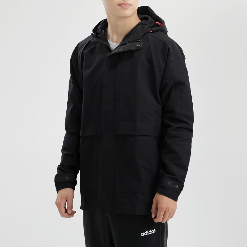 阿迪达斯(adidas) 新款男装运动防风衣连帽夹克外套 dw4600 ft6633