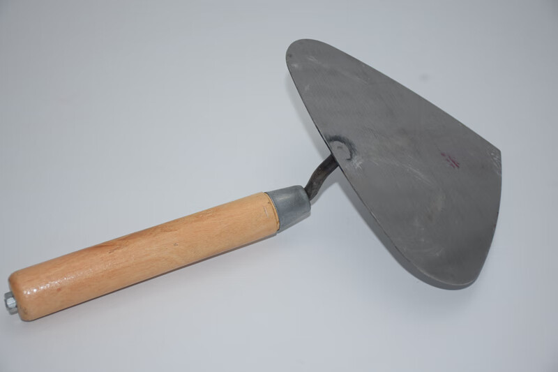 千团精工 适用砌墙工具三角铲尖大铲子瓦工刀砌砖东北大铲桃形铲砖刀