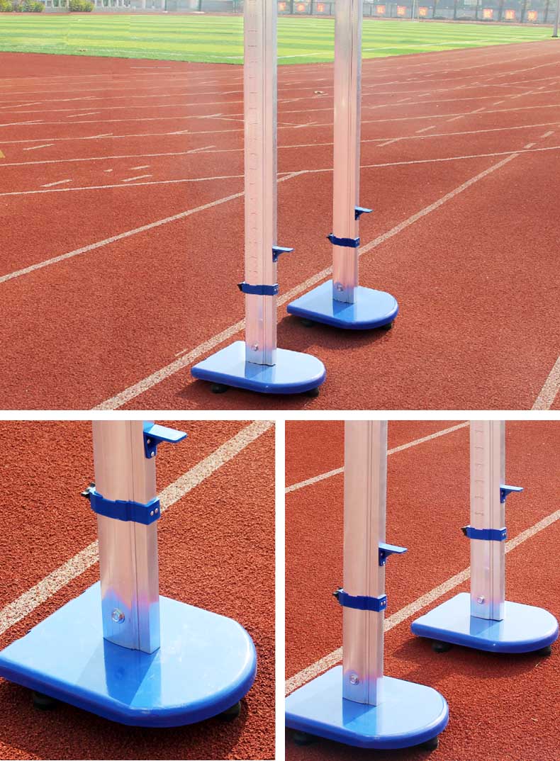 威敦 田径运动器材训练比赛跳高架铝合金高低可调可移动钢底座简易