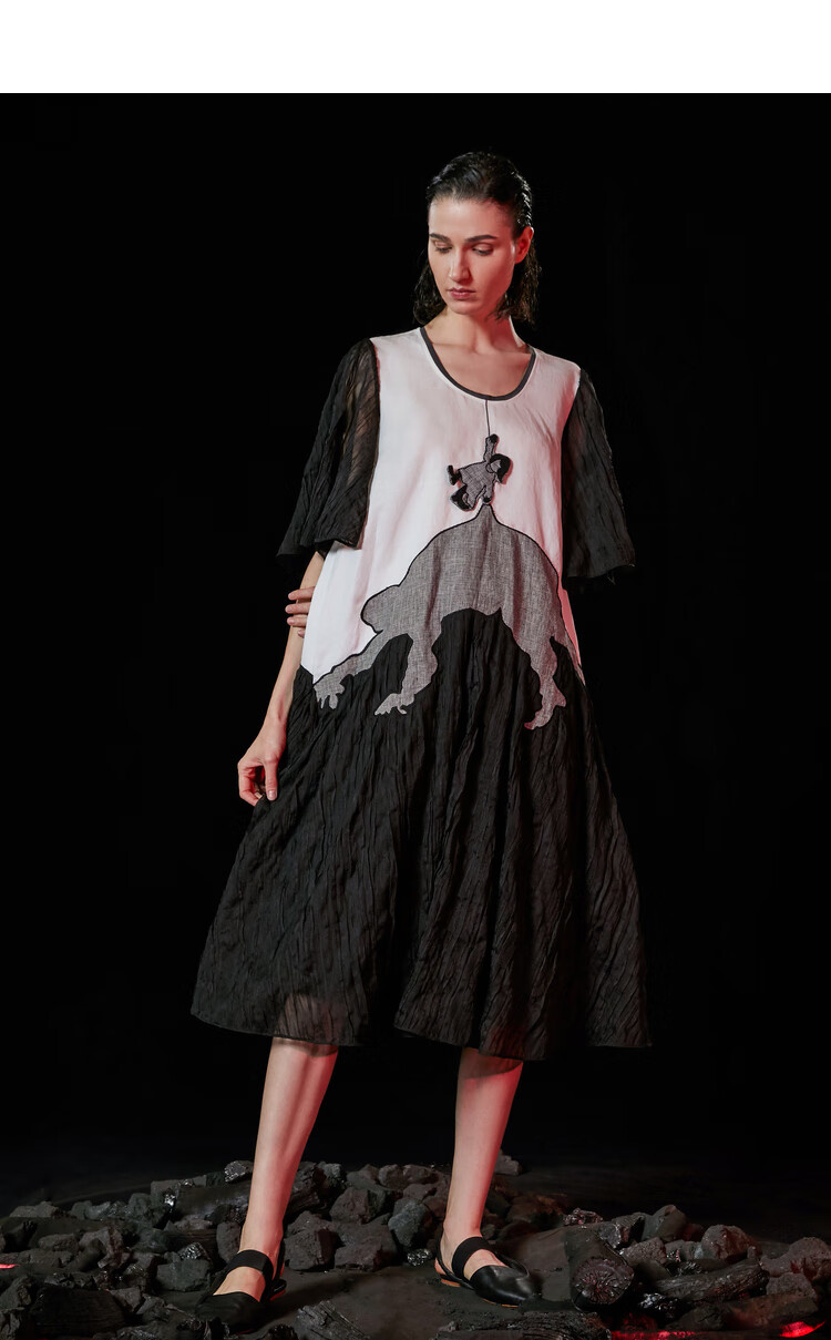 【原创设计】donoratico达衣岩 2020夏连衣裙 (气球女孩与迷失的我二)