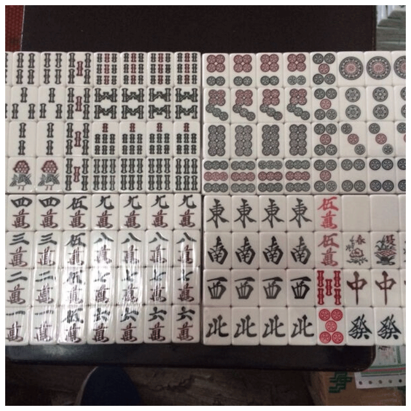 30mm日本麻将四赤日式麻将日本铁芯麻将日本手搓麻将28mm点棒一套88跟