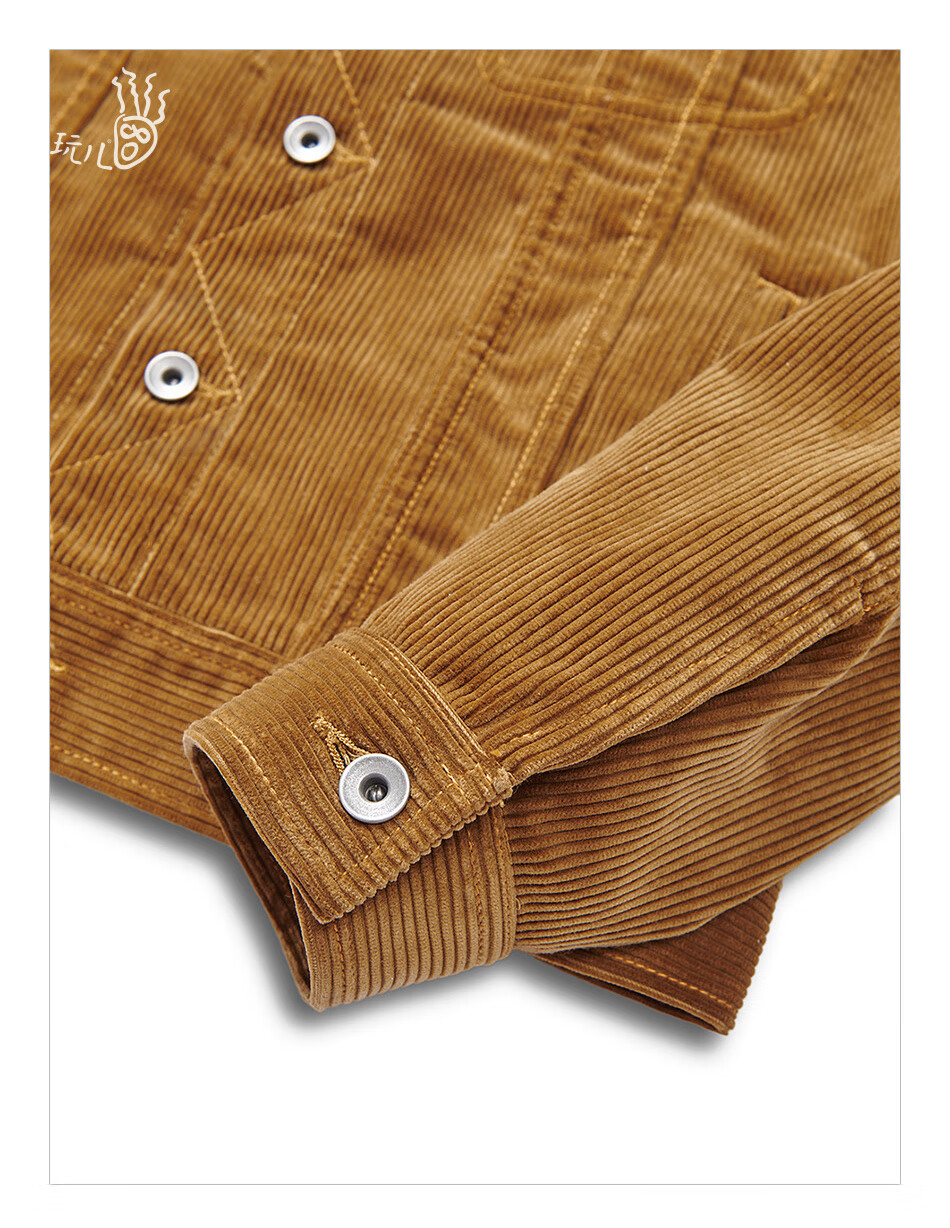 4oz英国brisbane moss灯芯绒1950夹克 19.