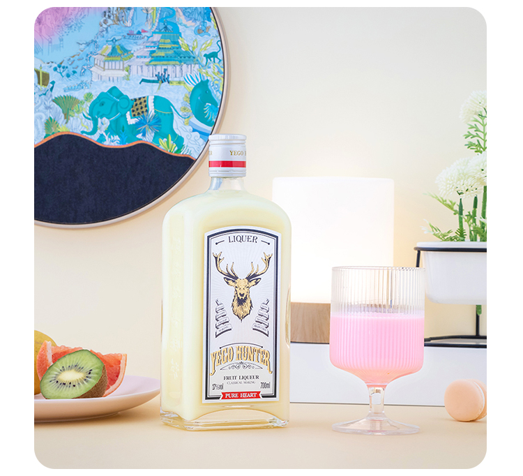 野格哈古雷斯利口酒力娇酒狩猎者鹿头配制酒果味酒女士微醺洋酒柠檬