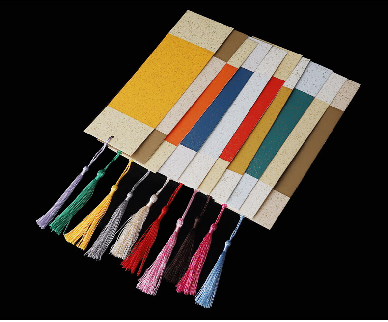 韵江南古风宣纸书签书笺创意diy制作毛笔书法作品纸古典中国风送流苏