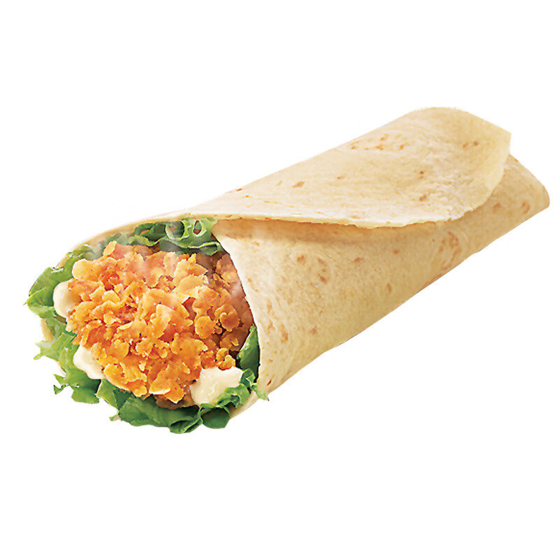 肯德鸡味老北京墨西哥鸡肉卷饼8寸面饼冷冻商用家用爱嗒可鸡肉卷