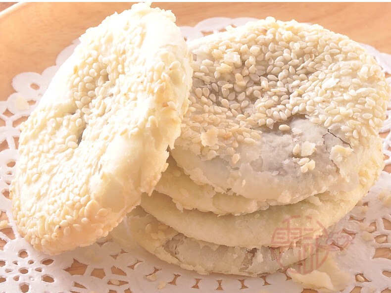 江西吉安薄酥饼井冈山特产传统非油炸散装芝麻甜糕点中秋月饼 【桂花