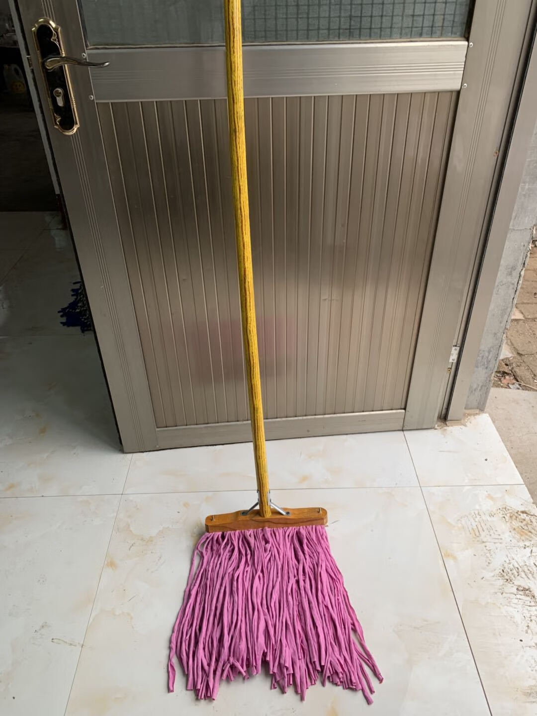 棉线拖把老式木杆家用工厂公司保洁普通大号宽地墩布拖布面纱排拖