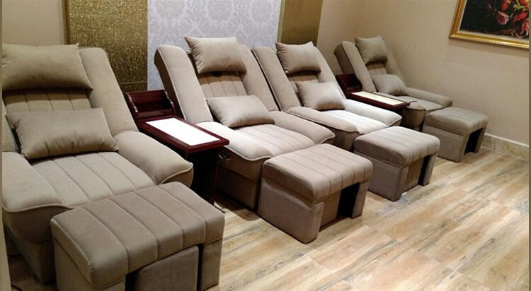 电动足浴足疗沙发躺椅洗脚洗浴沐足修脚按摩床桑拿浴场纹眉美容床