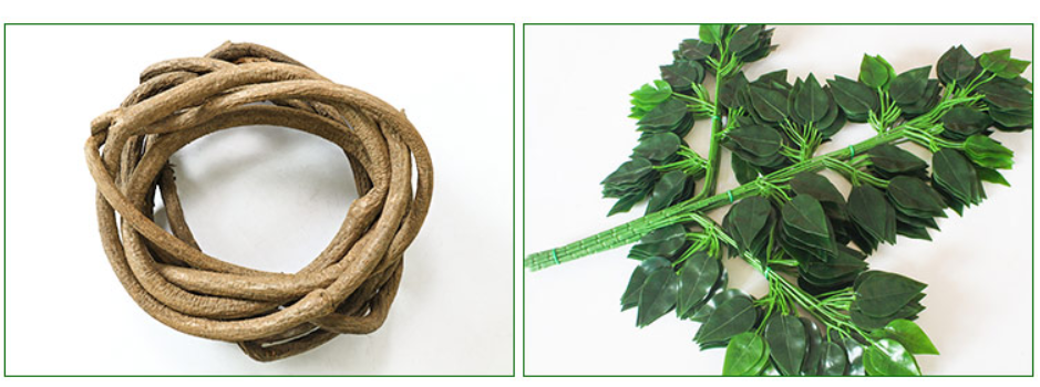 仿真树叶树枝假树藤装饰树竹子藤条叶子客厅藤蔓枯藤大型植物绿植