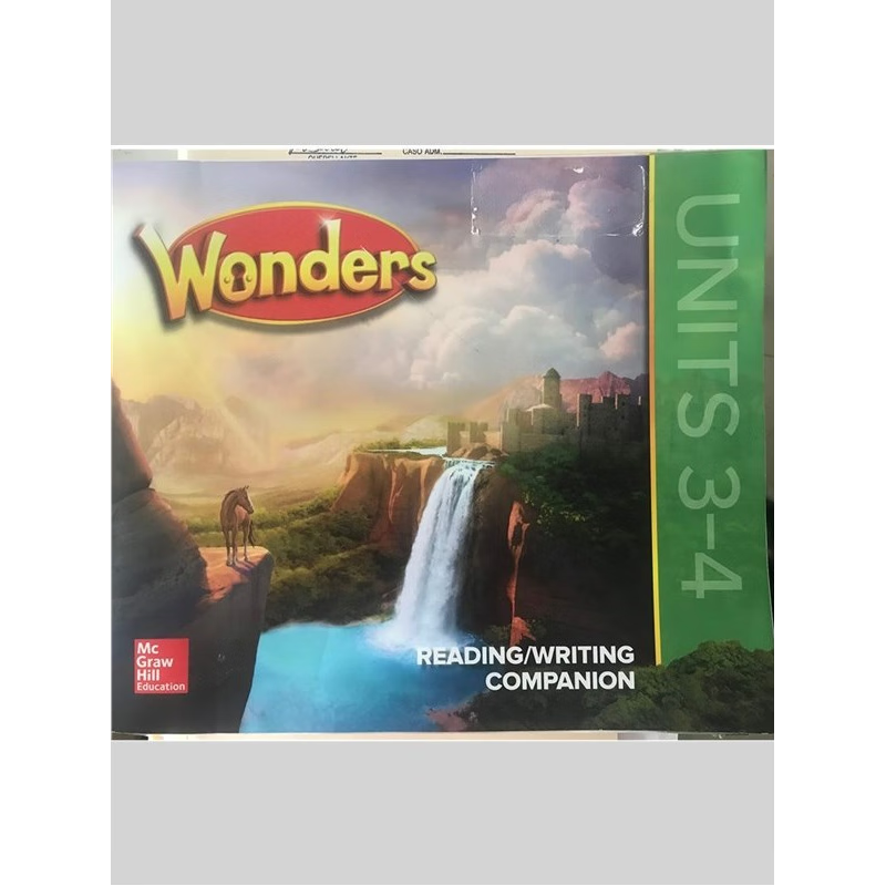 Reading Wonders 2020 Grade 4 Reading/ Writing Companion Units 3 and 4 2020新版 美国加州教材 4年级 英文原版书籍 英语教材