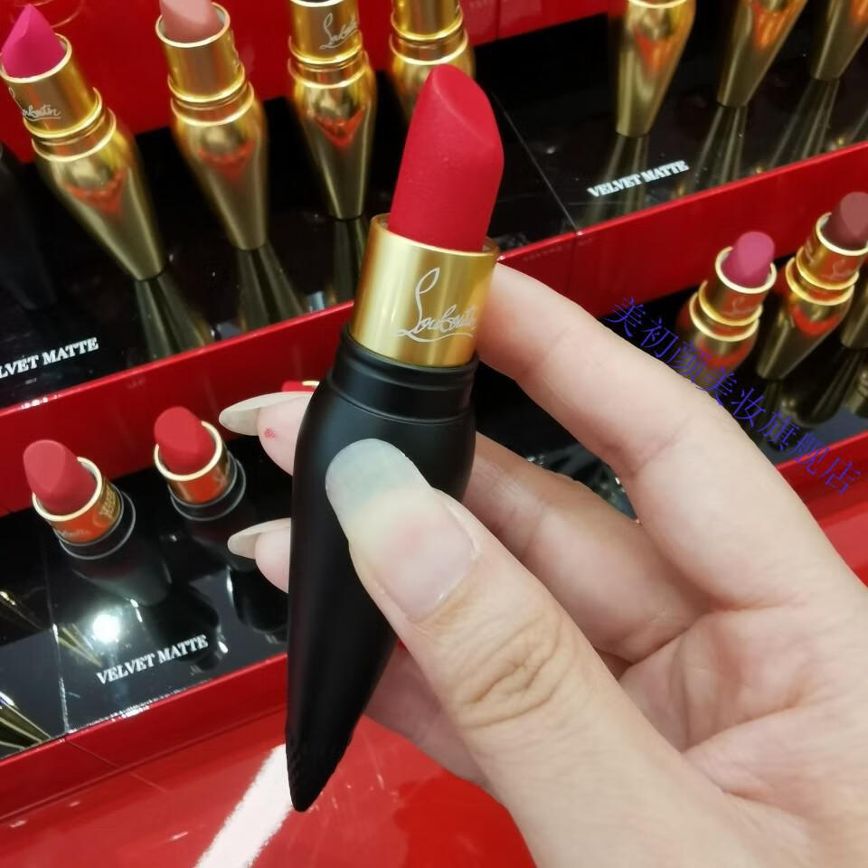 cl萝卜丁女王权杖口红黑管001m滋润哑光口红 黑管006m胡萝卜色(哑光)