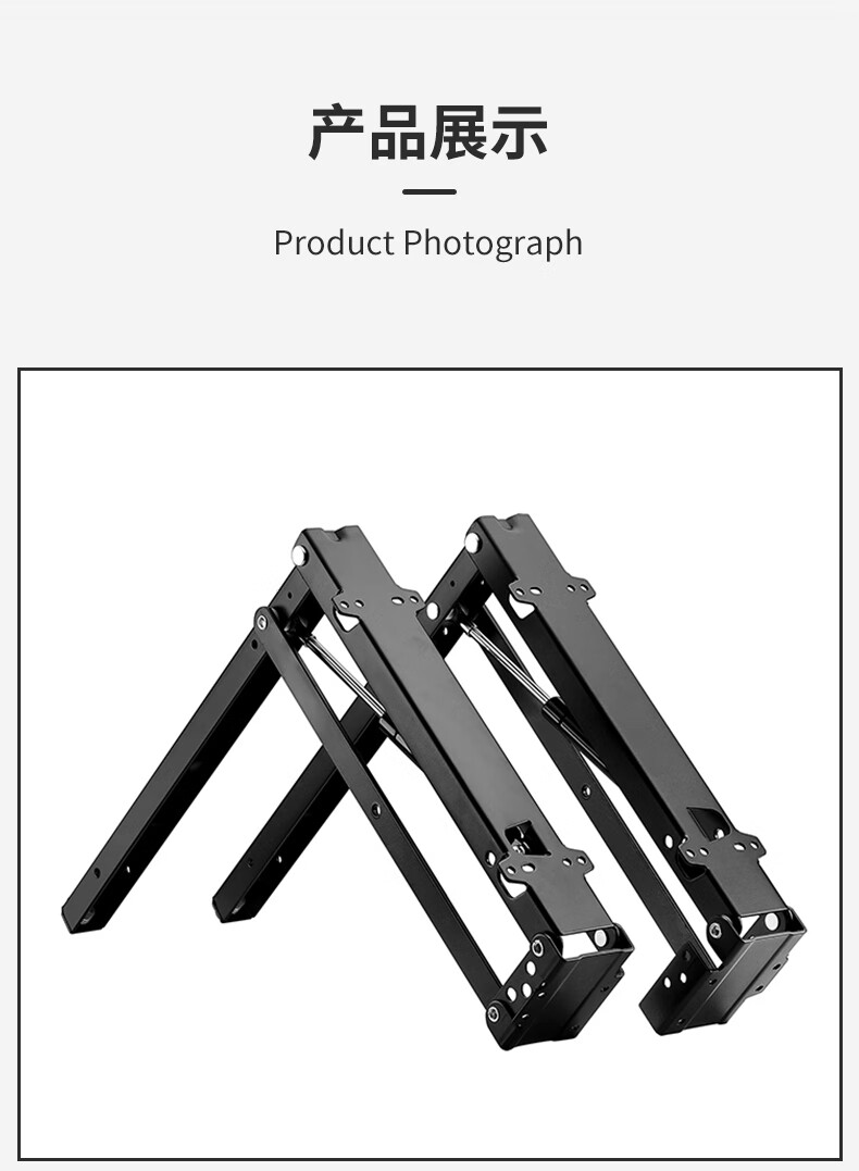 缓冲折叠凳下翻柜换鞋凳折叠椅玄关挂墙入户家用隐藏支架五金配件