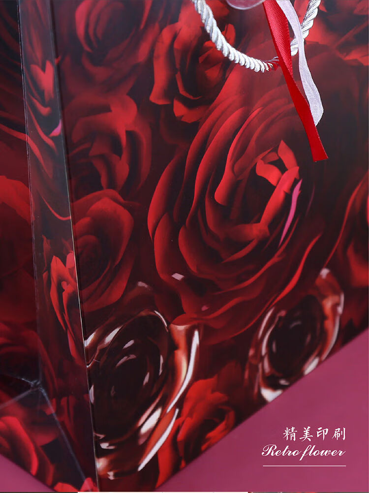 大号茜红玫瑰35*28*12cm 1个装【图片 价格 品牌 报价】-京东