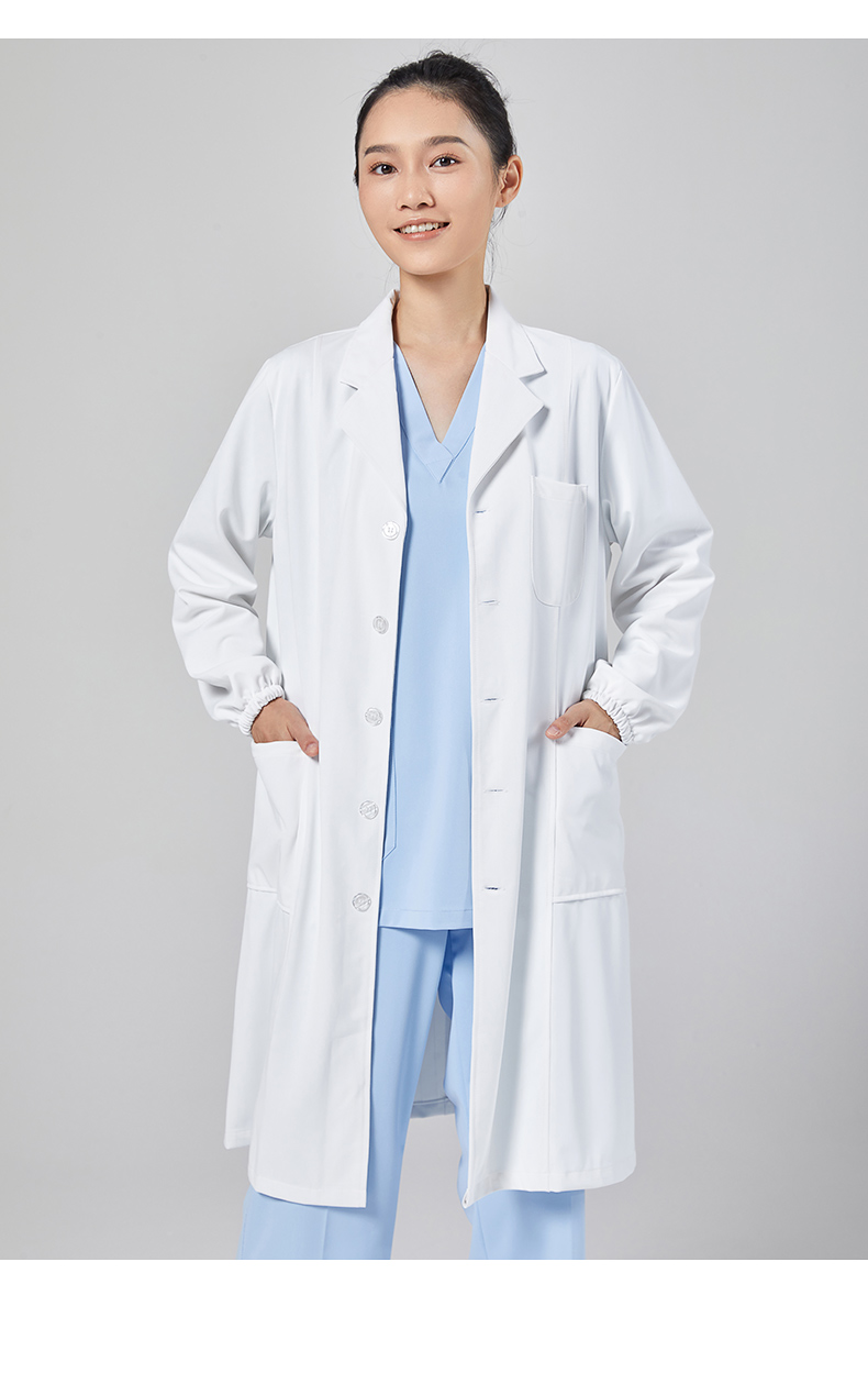 恒源祥【特价捡漏】男白大褂长袖医生服医护工作服女大学生实验服衣