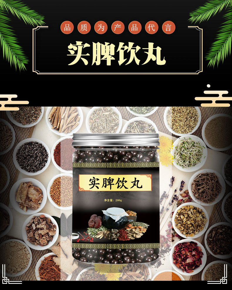 实脾饮丸实脾散实脾饮实脾丸北京地道品质原材料嫣茶记一件