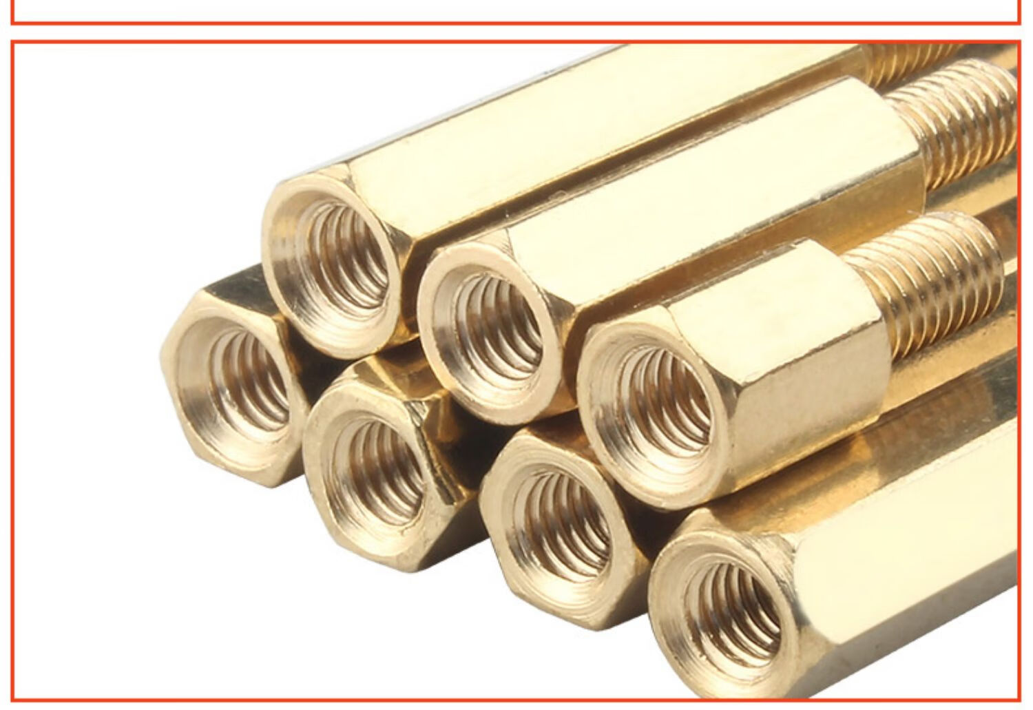 单头六角铜柱m2铜螺柱机箱主板螺丝电路板接线柱单通六角隔离柱t7 m2*