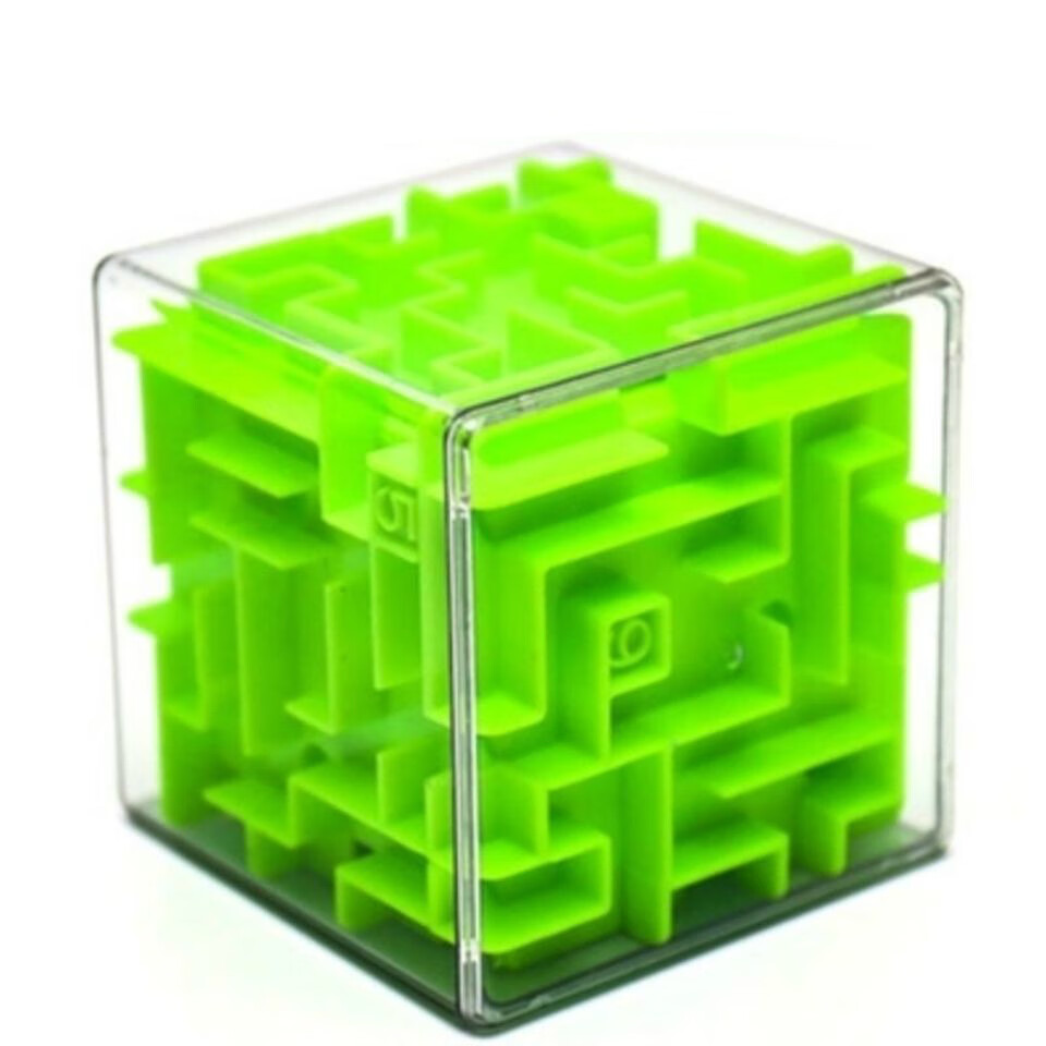 3d立体迷宫魔幻迷宫球走珠过关智力专注训练脑力玩具四面体绿野迷宫