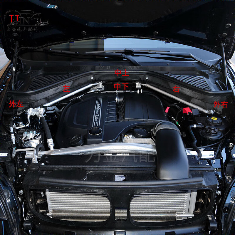 适用宝马x5发动机隔热板e70机舱防火墙x6导水板e71机舱盖板隔热块 中