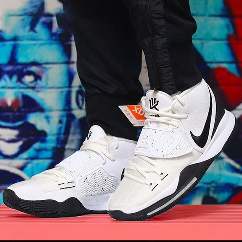 耐克nikekyrie6欧文6篮球之星白绿奥利奥白蓝扑克牌圣甲虫绿扎染男鞋