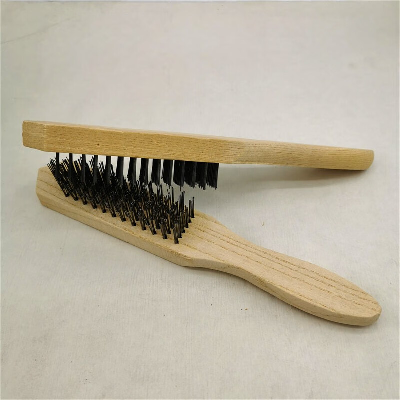 钢丝刷鱼鳞刨金属除锈清理刷鱼鳞刷刨鱼鳞专用刷粗丝钢丝刷子钉子鱼刷