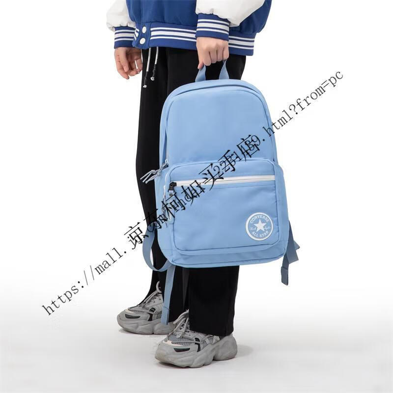 匡威converse双肩包女校园学生书包男大容量百搭休闲运动背包 象牙白