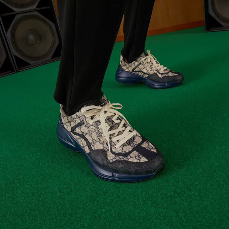 gucci 古驰男鞋 rhyton系列 防滑耐磨老爹鞋 时尚百搭运动鞋692909