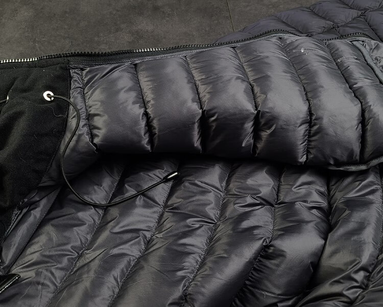 321097多码男款黑专 pertex quantum面料gold级别p棉混鹅绒羽绒服