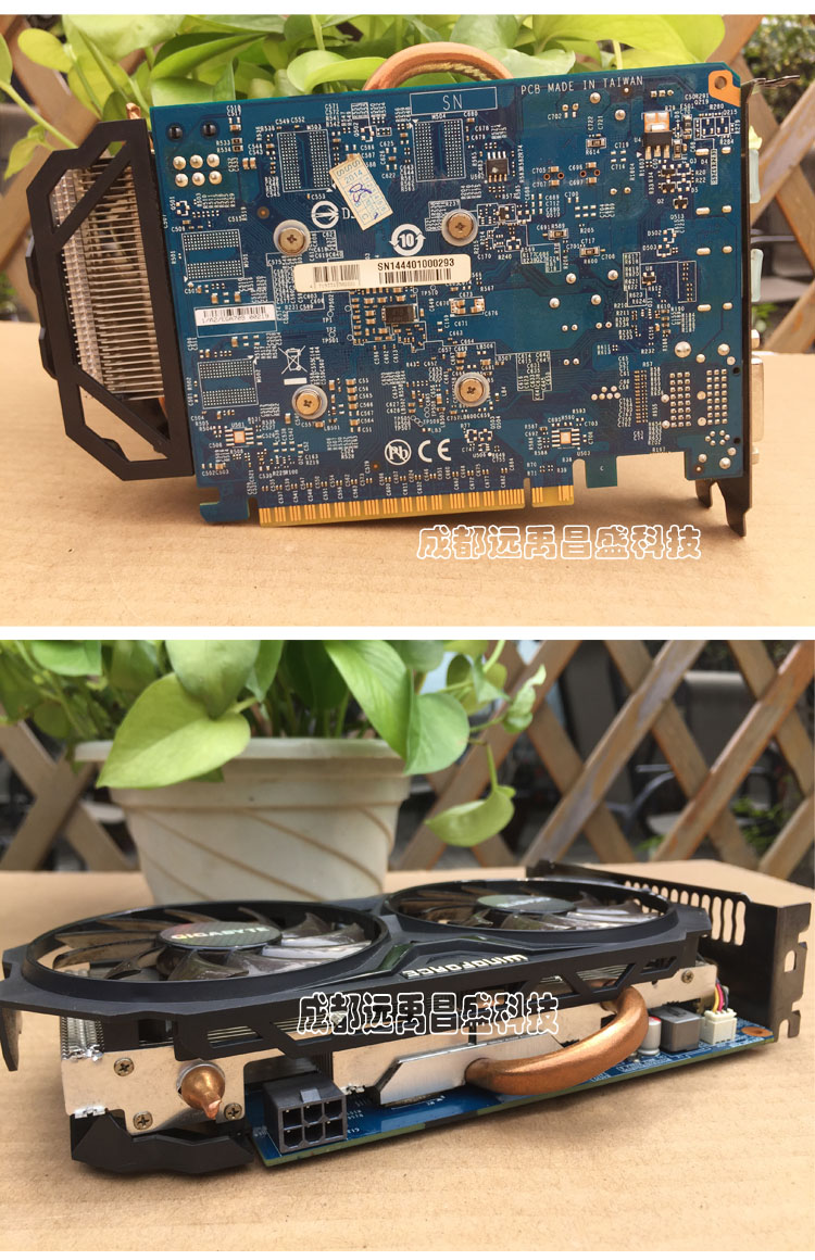 適用原裝技嘉gtx750ti 2g d5 臺式機獨立二手遊戲顯卡750 760 支持2k