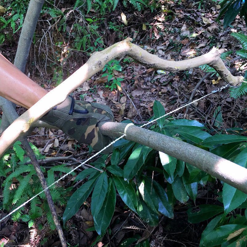 锯线锯手拉绳锯户外野外求生装备不锈钢链条锯单指割水草锯子单指钢丝