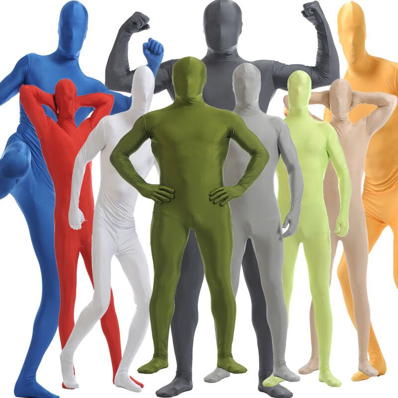 隐身衣可隐身童装儿童隐身衣摄影服艺术形体紧身衣舞台背景演出服蒲恋