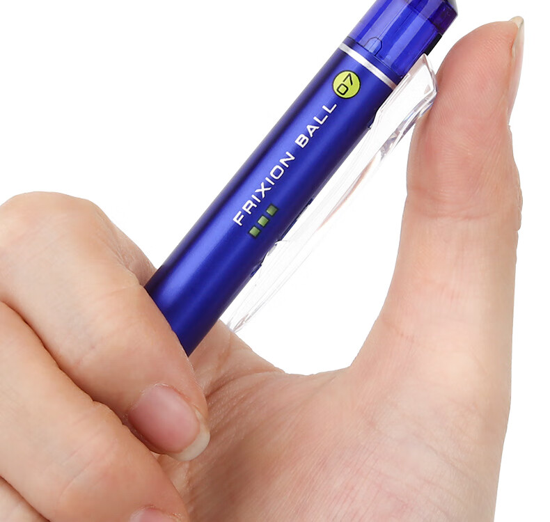 pilot百乐按动可擦笔中性笔彩色lfbk23ef摩磨擦子弹头05mm水性笔蓝色0