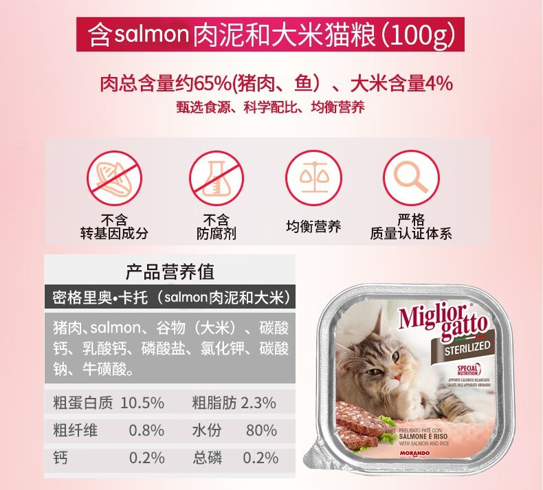 意大利进口茉兰朵 Morando 猫罐头猫咪主食罐头营养罐专业系列猪肉400g 图片价格品牌报价 京东