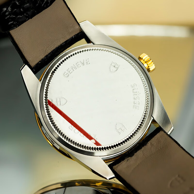 【二手99新】帝舵骏珏系列18k黄金精钢自动机械休闲时