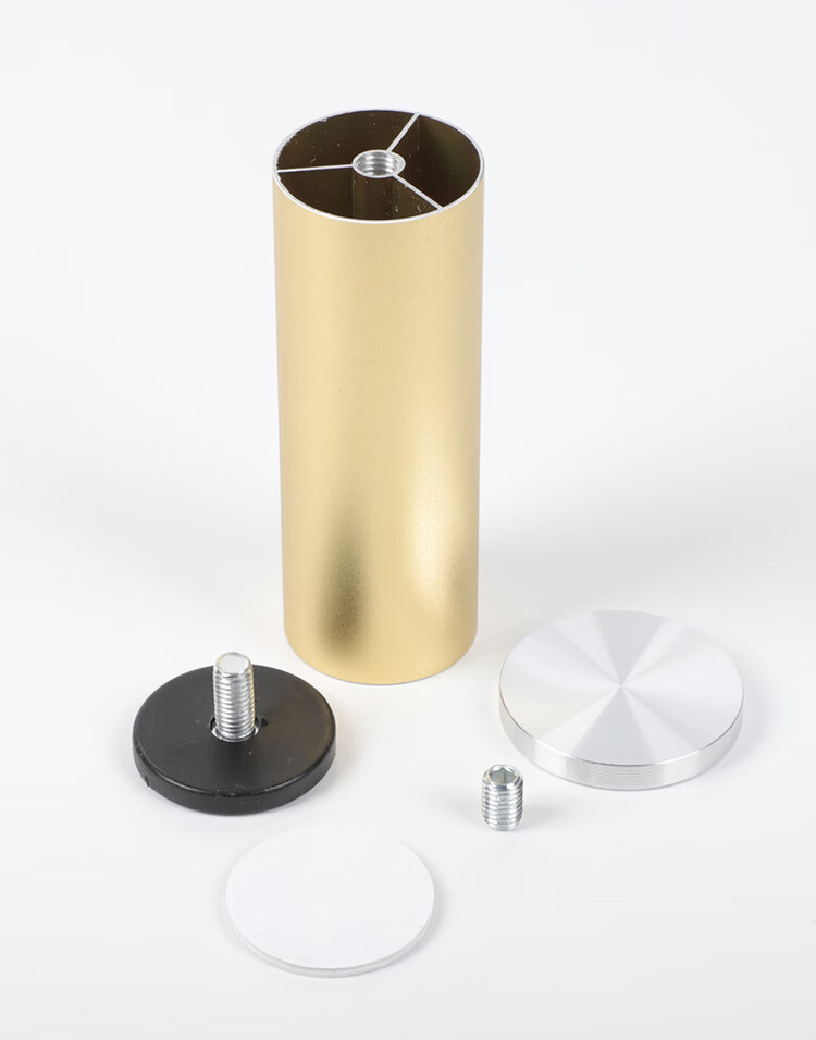 铝合金免打孔支撑脚玻璃茶几脚浴室柜腿增高可调节高度高度10厘米