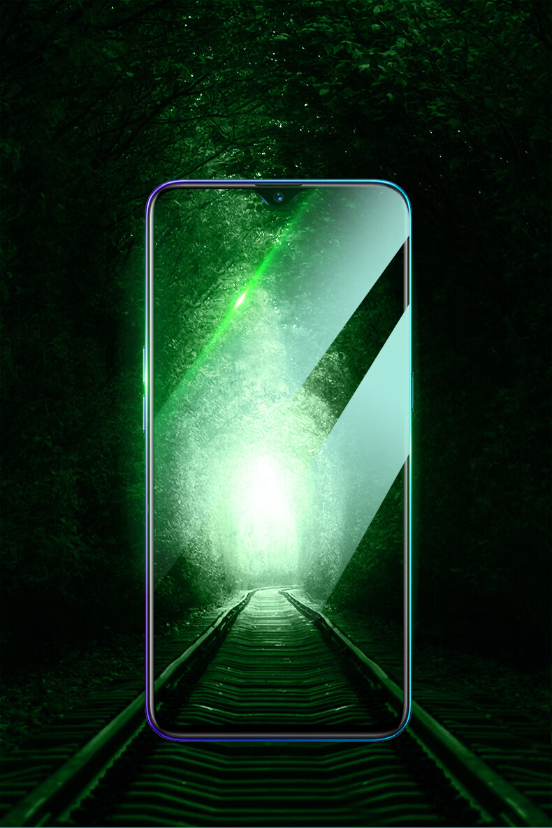 红米note8pro钢化膜note8全屏覆盖绿光88a手机贴膜刚化抗摔redminote8