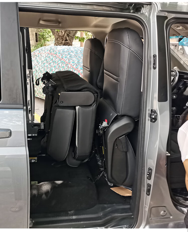 适用于五菱征程宏光plus座椅改装中排后排折叠变床货汽车合页调节器